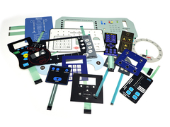 Διακόπτης μεμβρανών θόλων οδηγήσεων, αδιάβροχο αριθμητικό πληκτρολόγιο μεμβρανών με το προστατευτικό κάλυμμα ESD